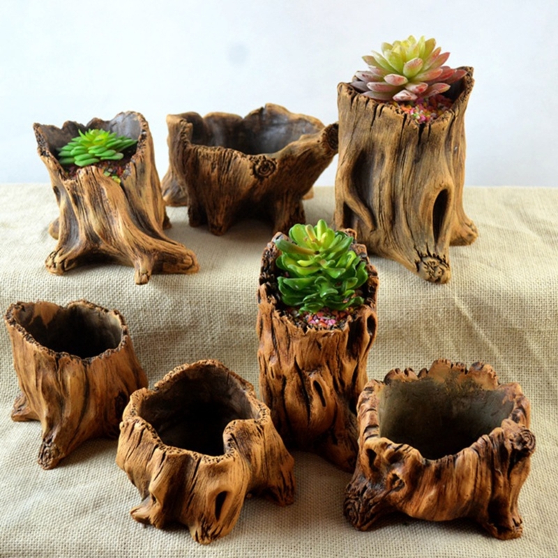 Aloe Vera Pot - Garden Vintage Look Flower Pots Imitation